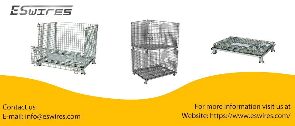 Storage cage - Foldable Stackable Design Storage cage - Foldable Stackable Design