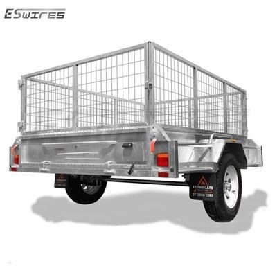 Remorcă cu cușcă galvanizată 6x4